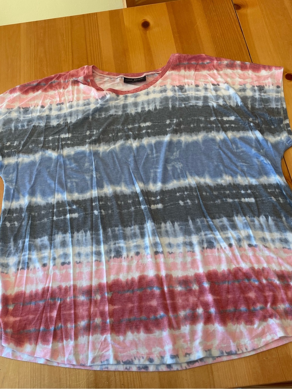 Lane Bryant Tie-Dye Short Sleeve Tee